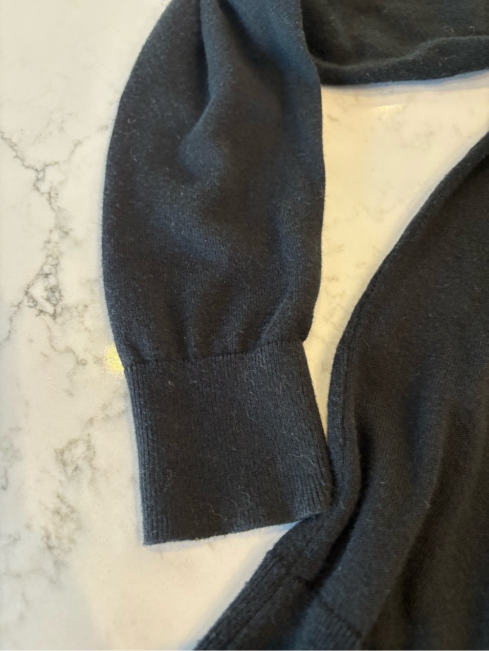 Banana Republic Black V-Neck Button Cardigan - Picture 6 of 7